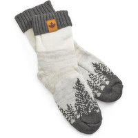 Canada Collection - Knitted Socks - Tree Design, 1 Each
