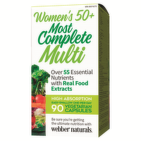 Webber Naturals - Women 50+ Most Complete Multi Vitamin, 90 Each