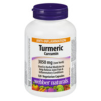 Webber naturals - Turmeric Curcumin 600mg, 120 Each