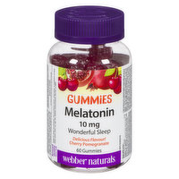 Webber naturals - Melatonin 10mg Gummies, 60 Each