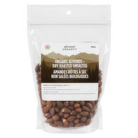 Left Coast - Almonds Dry Roasted Unsalted Organic, 300 Gram