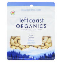 Left Coast - Cashews Whole Organic, 200 Gram