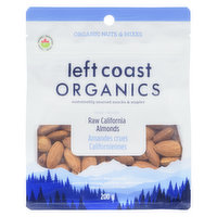 Left Coast - Almonds Raw Organic, 200 Gram