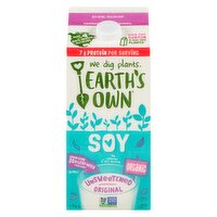 Earth's Own - Soy Unsweetened Original Organic, 1.75 Litre