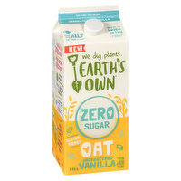 Earth's Own - Gluten Free Unsweetened Vanilla Oat Milk., 1.75 Litre