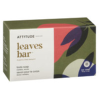 Attitude Leaves - Body Soap Bar Herbal Musk, 113 Gram