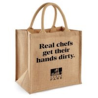 Urban Fare - Jute Tote Bag - Real Chefs, 1 Each