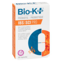 Bio-K+ - Probiotic IBS Pro, 30 Each