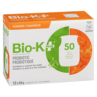 Bio-K+ - Fermented Soy Probiotic Mango, 12 Each