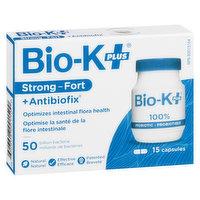 Bio-K+ - Probiotic Capsules Antibio Pro, 15 Each