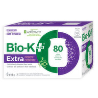 Bio-K+ - Extra Probiotic Elderberry, 6 Each