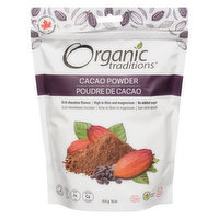 Organic Traditions - Cacao Powder, 454 Gram