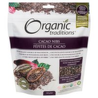 Organic Traditions - Cacao Nibs, 227 Gram