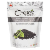 Organic Traditions - Black Sesame Seeds, 454 Gram