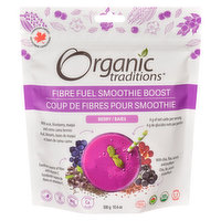 Organic Traditions - Fibre Fuel Smoothie Boost Berry, 300 Gram