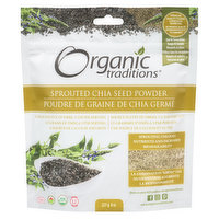 Organic Traditions - Seed Powder Sprouted Chia, 227 Gram