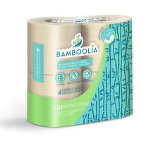 Bamboolia - Bathroom Tissue 2 Ply, 4 Each