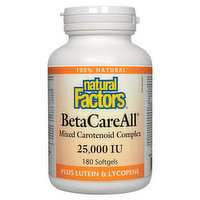 Natural Factors - BetaCareAll Mixed Carotenoid Complex, 90 Each