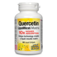 Natural Factors - Quercetin Lipomicel Matrix 250 MG, 60 Each