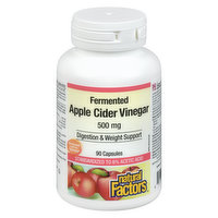Natural Factors - Apple Cider Vinegar 500mg, 90 Each