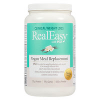 Natural Factors - Real Easy PGX Meal Vegan Vanilla, 830 Gram