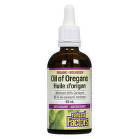 Natural Factors - Oil of Oregano Liquid, 60 Millilitre