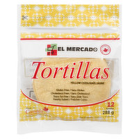 El Mercado - Tortillas Yellow Corn, 12 Each