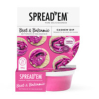 Spread'em Kitchen - Spread Em Cashew Beet&Balsamic Dip, 185 Gram