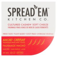 Spread'em Kitchen - Cashew Soft Cheeze Nacho, 183 Gram