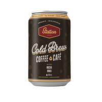 Station - Cold Brew Coffee, Nitro Mocha, Organic, 355 Millilitre