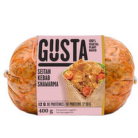 Gusta - Seitan Kebab Shawarma Loaf, 400 Gram