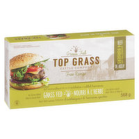Top Grass Cattle Company - Beef Burgers Grass Fed, 4 Each