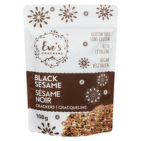 Eve's Crackers - Black Sesame, 108 Gram