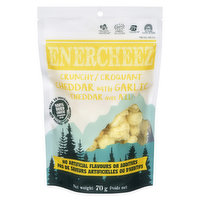 Enercheez - Cheese Snack Cheddar with Garlic, 70 Gram