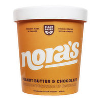 Nora's - Ice Cream Non Dairy Peanut Butter & Chocolate, 500 Millilitre