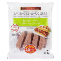 Marc Angelo - Pork Sausages - Mild Italian Style, 1.4 Kilogram