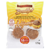 Marcangelo - Breakfast Pork Sausage Rounds, 16 Each