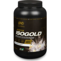 PVL ISOGOLD - Premium Whey Protein Isolate Shake Vanilla Milk, 908 Gram