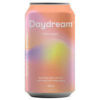 Daydream - Sparkling Water Peach Ginger, 355 Millilitre