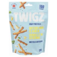 Twigz - Pretzels Buttery Herb & Garlic, 130 Gram