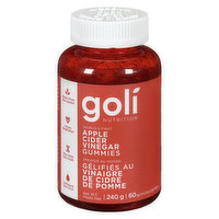 Goli Nutrition - Apple Cider Vinegar Gummies, 60 Each