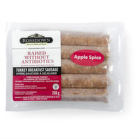 Rossdown - Turkey Sausage Apple Spice RWA, 250 Gram