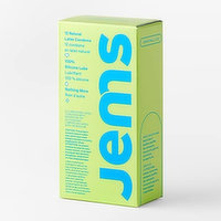 Jems - Natural Latex Condoms, 12 Each