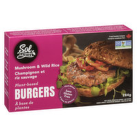 Sol Cuisine - Portobello Mushroom Burger, 4 Each