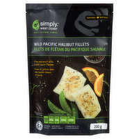 simply WEST COAST - Pacific Halibut Fillet, 200 Gram