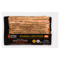 simply WEST COAST - Bacon Style Salmon, 250 Gram