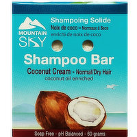 Mountain Sky - Shampoo Bar Coconut, 60 Gram