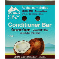 Mountain Sky - Conditioner Bar Coconut, 50 Gram