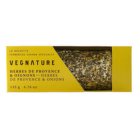 VegNature - Vegan Goat Cheese Herbs De Provence & Onion, 135 Gram