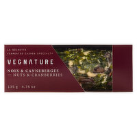 VegNature - Vegan Goat Cheese Cranberry & Nuts, 135 Gram